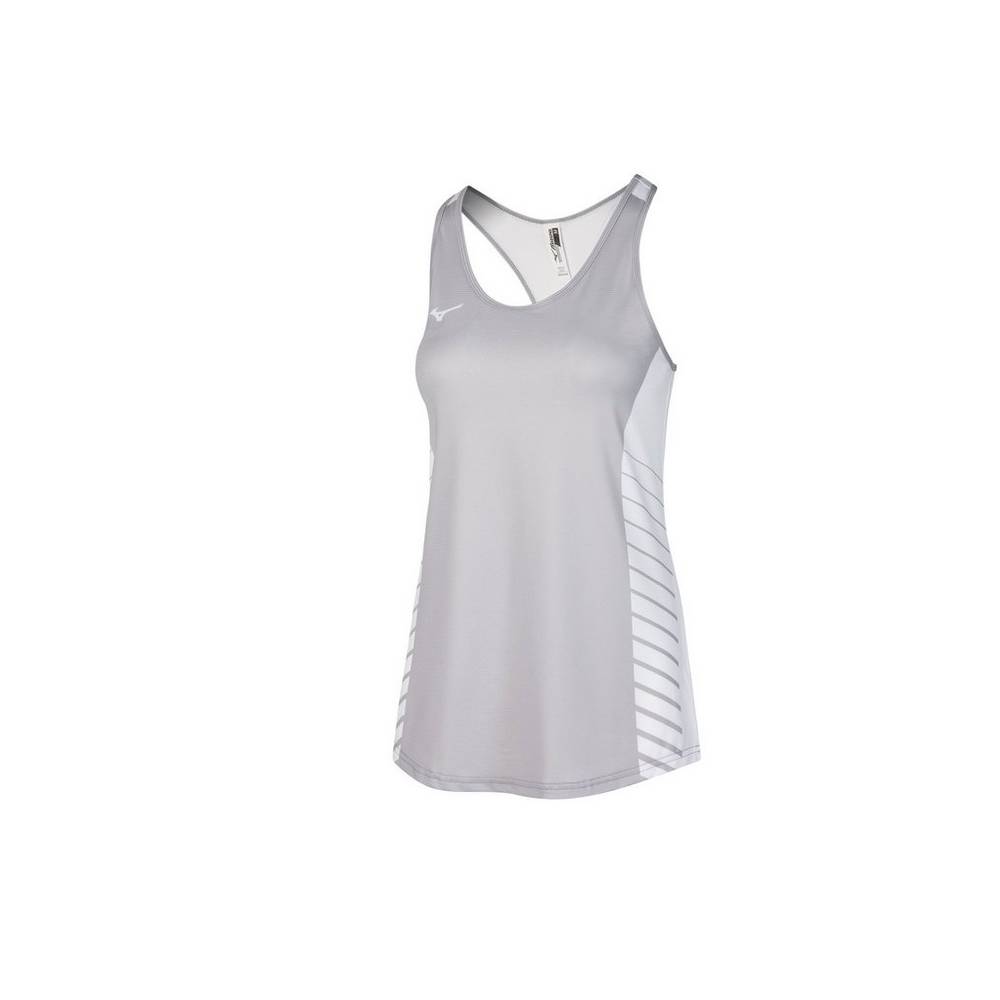 Damske Tank Top Mizuno Team Siva Vypredaj PZHV95834